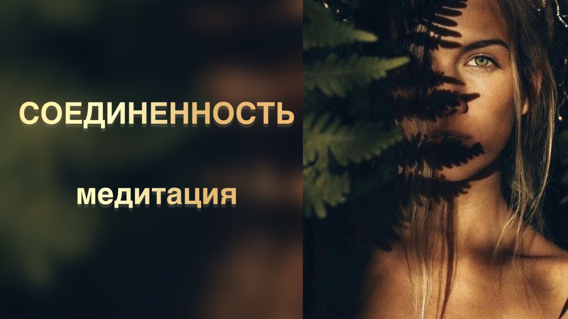СОЕДИНЕННОСТЬ медитация