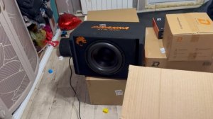 Piranha 12A v.2 Black 2.1 220v/12v Мощный активный сабвуфер в калибре 12д + 2 выхода усилителя на СЧ