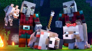 ГРУСТНАЯ ЖИЗНЬ ВОЛКОВ - МУЛЬТИКИ МАЙНКРАФТ