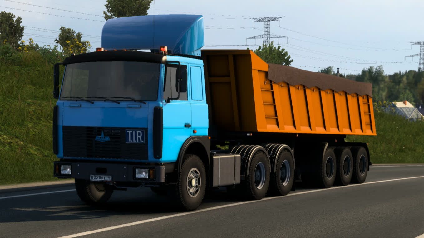 582 / ЕTS2 1.57 / MAZ 6422 / Домой в Питер!