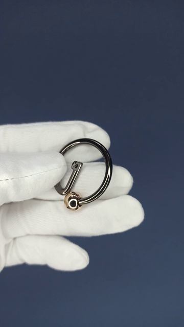 Украшение пришивное темный никель (завиток), Артикул 03863