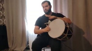 живой звук игра на Барабане Aslani regsi