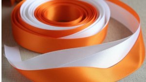 Интересная идея. Цветок из лент