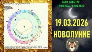 ЛЕВ: "СОБЫТИЯ от НОВОЛУНИЯ с 19 МАРТА по 2 АПРЕЛЯ 2026 года"!!!
