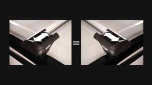 Багажник на рейлинги Lux Hunter