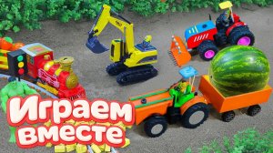 МУЛЬТИКИ ПРО ФЕРМУ С СУПЕРГЕРОЯМИ 🦖 ХАЛК ПОМОГАЕТ НА ФЕРМЕ ДЛЯ ДЕТЕЙ №21