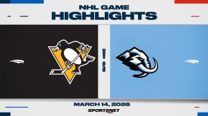 15.03.2026 | ОБЗОР МАТЧА | Юта Маммот - Питтсбург Пингвинз | Highlights