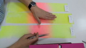 9.Тестирование краски на стойкость. Урок из мастер-класса "Акварельная роспись..."