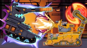 Морок vs Ученик Механика - Эпическая Битва Танков! - Мультики про танки