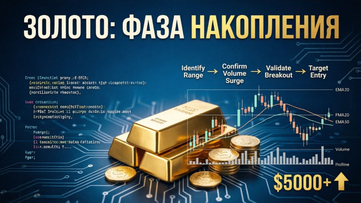 ЗОЛОТО ВЗОРВЁТСЯ ЛЕТОМ? Почему сейчас критическая фаза накопления!