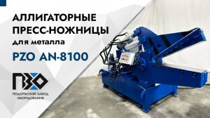 Ножницы для металла | Аллигаторные пресс-ножницы PZO AN-8100