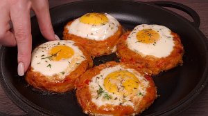 Что приготовить из картофеля и яиц? Вкусный ужин из простых продуктов за 15 минут!