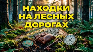 Поиск старинных находок: заброшенная дорога в лесу