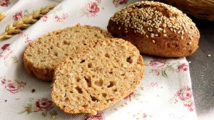 Быстрые творожные булочки на цельнозерновой муке. Без дрожжей. Без закваски