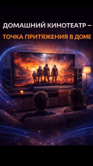 Домашний кинотеатр дома – это точка притяжения для всей семьи