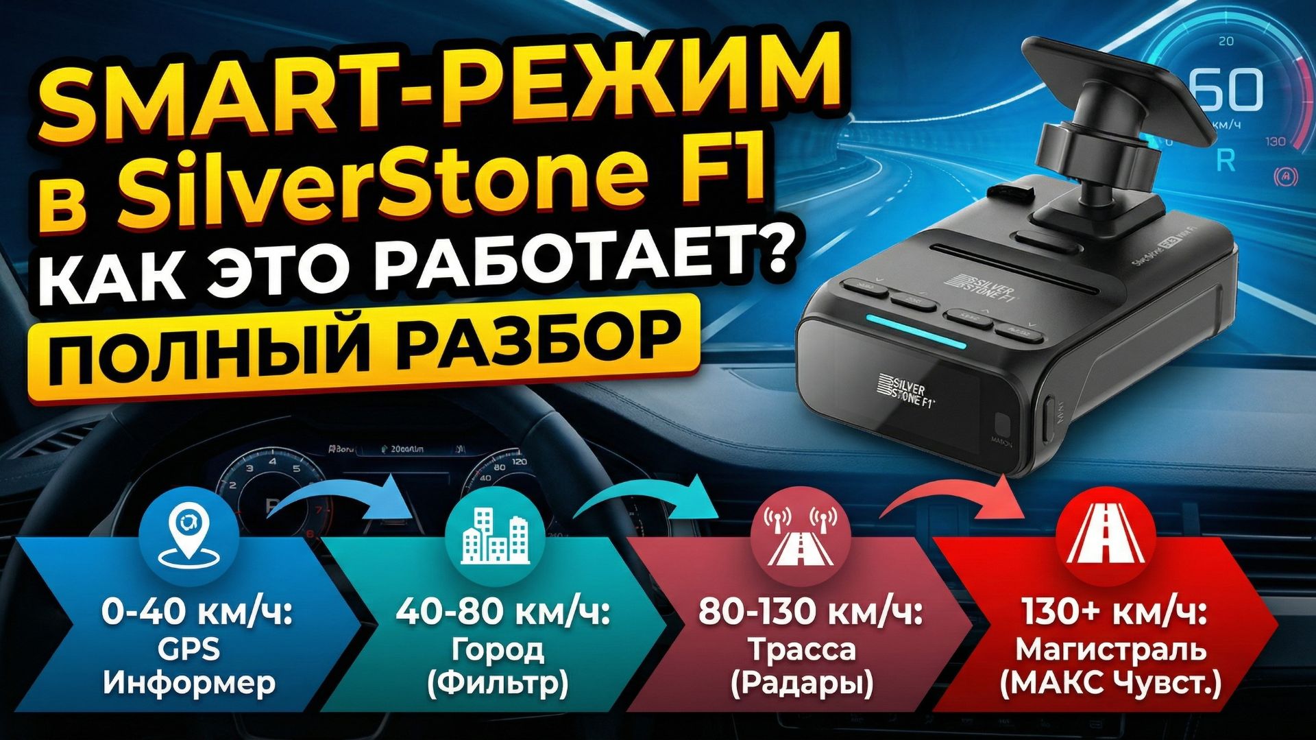 SMART режим в SilverStone F1 - что это?