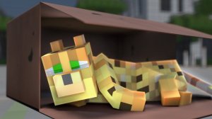 БЕДНЫЙ КОТИК НА УЛИЦЕ - МАЙНКРАФТ МУЛЬТИКИ