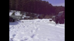 Минитрактор "Кузя" - весення "прогулка"