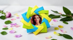 Как сделать рамку для фото из бумаги