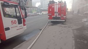 В Москве горит Бизнес-центр Turas