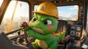 Динозаврик строитель — Развивающие песенки для самых маленьких