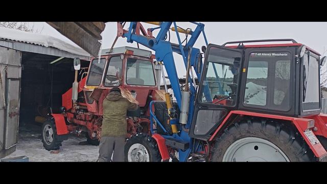 ЛТЗ-55. ДЕМОНТАЖ КАБИНЫ. (Способ СНЯТИЯ с трактора).