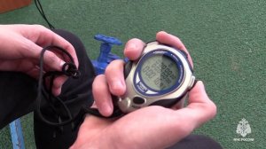 Забеги по 100-метровой полосе с препятствиями на Всероссийских соревнованиях СУ ФПС МЧС России