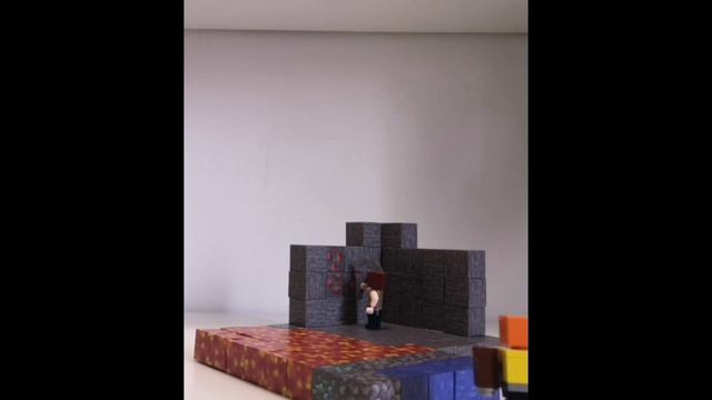 Я сделал супер анимацию из магнитных кубиков и Lego человечков