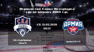 ХК "СКА Серебряные Львы" 14 - ХК "Армия СКА" 14 | 21.03.2026