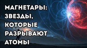 Ужасающая сила магнетаров: звезды, которые могут разрывать атомы