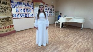 Коленкина Вероника, М. Ипполитов-Иванов, сл.Р.Тагор «Желтенькая птичка»