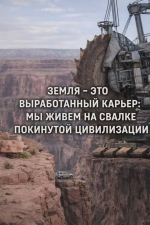Земля это выработанный карьер : мы живём на свалке покинутой цивилизации