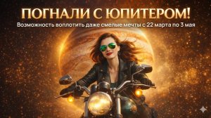 Разворот Юпитера - это время воплощать самые смелые мечты