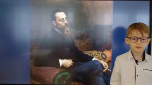 Картина «Портрет Римского-Корсакова» Художник И.Репин.(Русский музей)