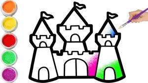 Как Нарисовать для детей ДВОРЕЦ/Рисование ДВОРЦА для детей