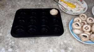 Шампиньоны с креветками. Ешь и всегда мало.