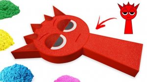 Делаю Sprunki из конфет Oddly Satisfying ASMR процесс РЕАКЦИЯ