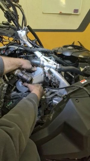 Снятие и установка крышки генератора aodes