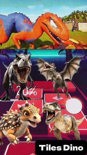 КТО САМЫЙ КРУТОЙ? - Мультики про Динозавров уровень 139 | МУЛЬТФИЛЬМЫ ДИНОЗАВРЫ в Tiles Hop