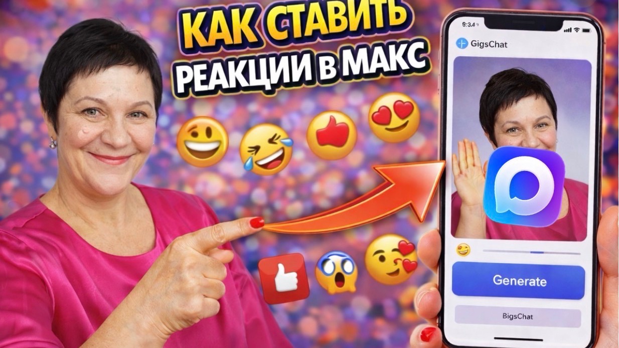 Как ставить реакции в Максе