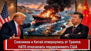 Союзники и Китай отвернулись от Трампа. НАТО отказалась поддерживать США
