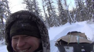 ТАЙГА Отдохнули аж СИЛ НЕТ на СНЕГОХОДЕ втроем Рыбалка Охота Сибирь