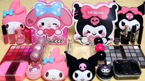 АСМР Слайм 💗КУРОМИ И МЕЛОДИ 💗 Смешиваем самые красивые слаймы АСМР