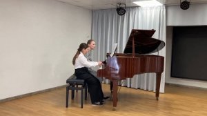 Марзина Дарина, Ханжина Т.В., ДШИ № 76, Доренский А., обр. Кобыляцкой Л. "Веселое настроение"