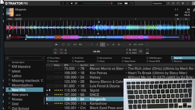 Traktor Pro 3 - Track Preparation mapping for keyboard смотреть онлайн