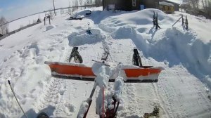 Снег. 07 03 2026 Шнекоротор выручает.