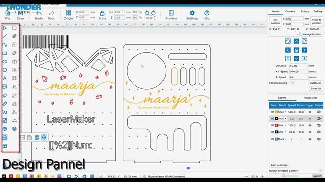 Как работать в программном обеспечении лазерного станка LaserMaker
