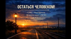 Остаться человеком