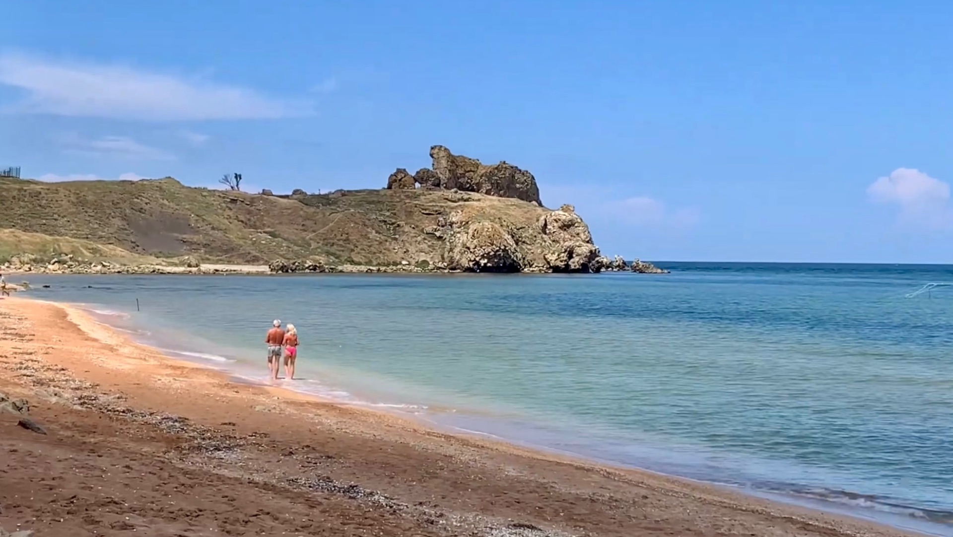 На мысе Зюк в п.Курортное - Мама Русская лето 24