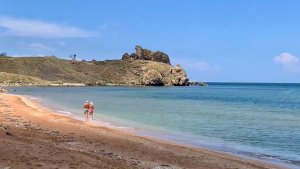 На мысе Зюк в п.Курортное - Мама Русская лето 24